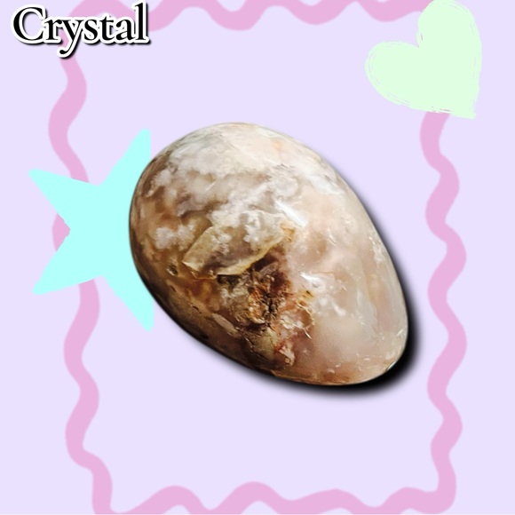 Polished Agate/Jasper Crystal Egg – Natural Stone - Picture 9 of 9